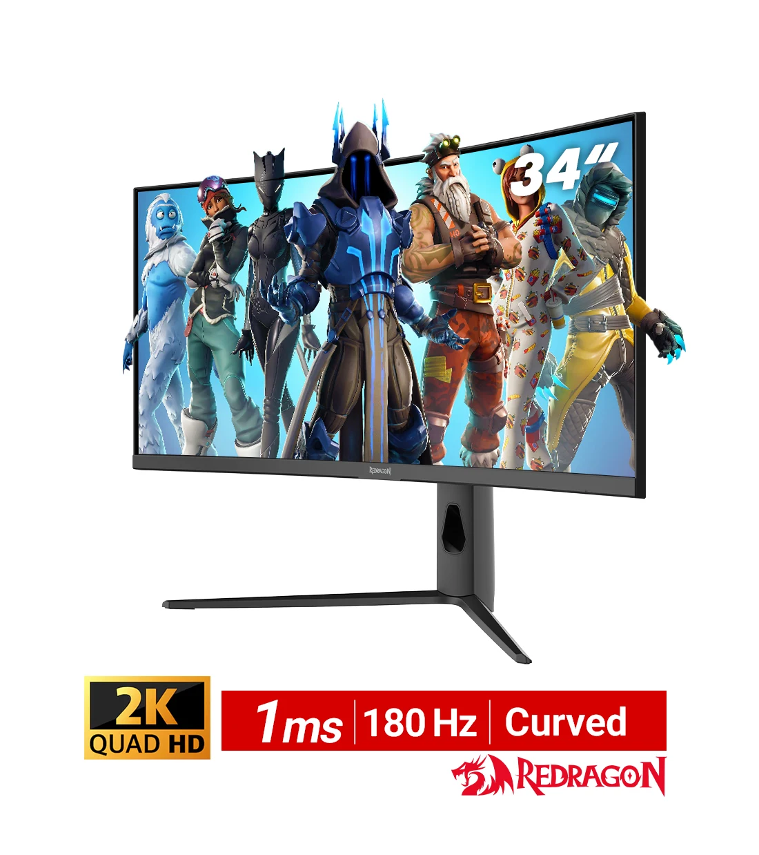 مانیتور گیمینگ 34 اینچ ردراگونGMQ3418RVC
