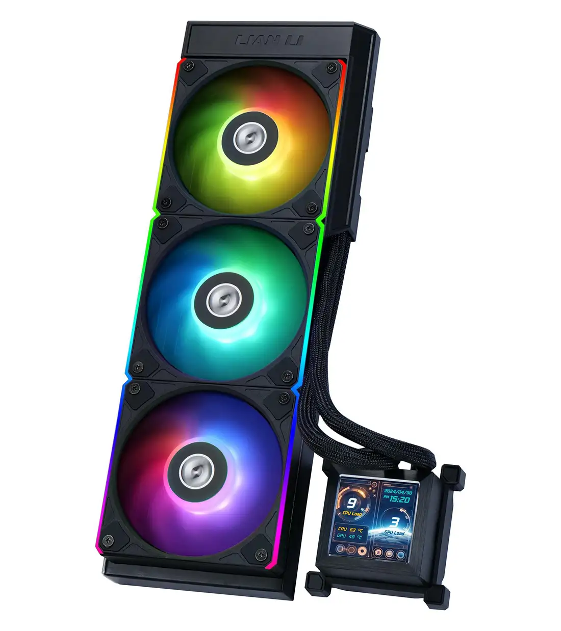 خنک کننده مایع پردازنده لیان لی HydroShift LCD 360R Black