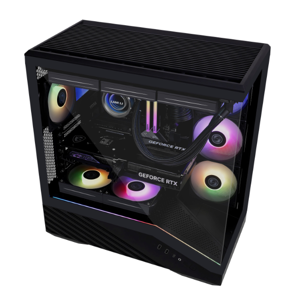 کیس گیمینگ Vector V100 MINI black